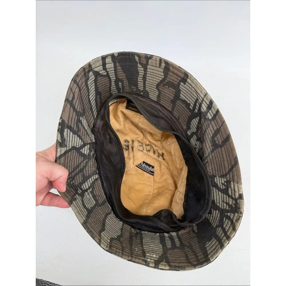Vintage Thinsulate Gore-Tex camouflage print water proof outdoor bucket hat